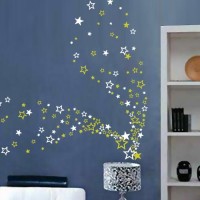 Up to 104 Stars Bedroom Bathroom Kitchen Wall Art Window Stickers Kids Decals   170757728236